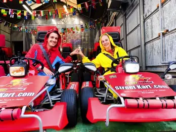 在大阪的卡丁車 = 瘋狂的樂趣!