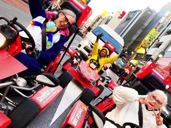 Great grandma goes GoKarting!